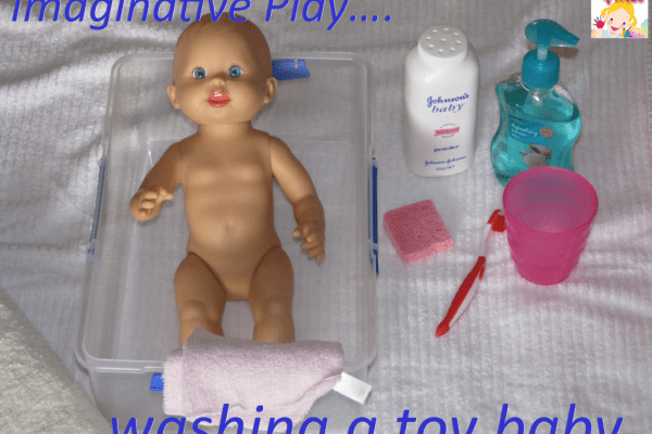 washing baby toys