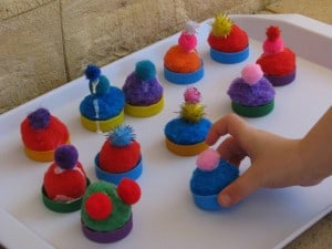 How to make mini pompom cupcakes imagaintive play cupcakes