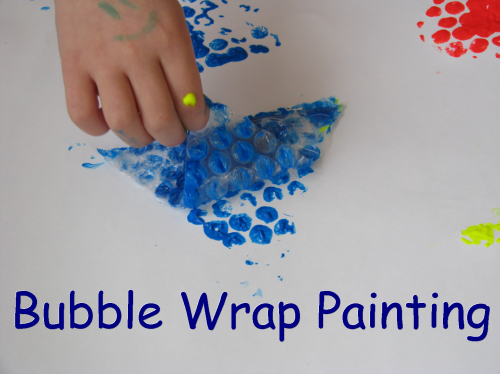painting activities to learn about shapes