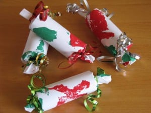 Homemade christmas crackers