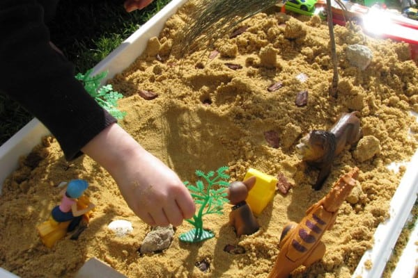 Sensory Play with Sand | Learning 4 Kids