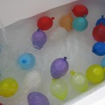 Sensory Play with water balloons in the bath
