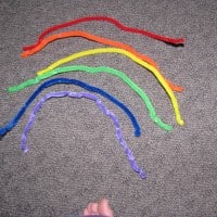Rainbow Coloured Pipe Cleaners