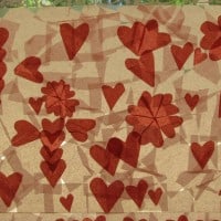 Tissue Paper Window Collage 6