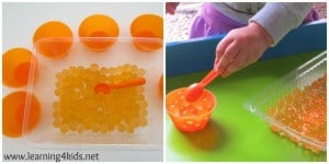 Orange Water Beads 1