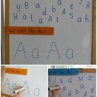 Letter A Activities for Preschoolers and Kindergarten using the whiteboard