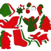 Giant Felt Christmas Pack 200 Pieces