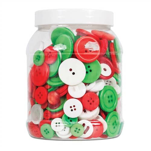 Basic Buttons Christmas 600g