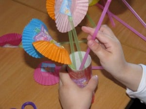 How To Make A Paper Straw Flower Craft - Raising Little Superheroes