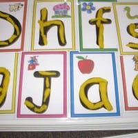 Printable Alphabet Play dough Mats