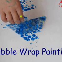 painting activities to learn about shapes