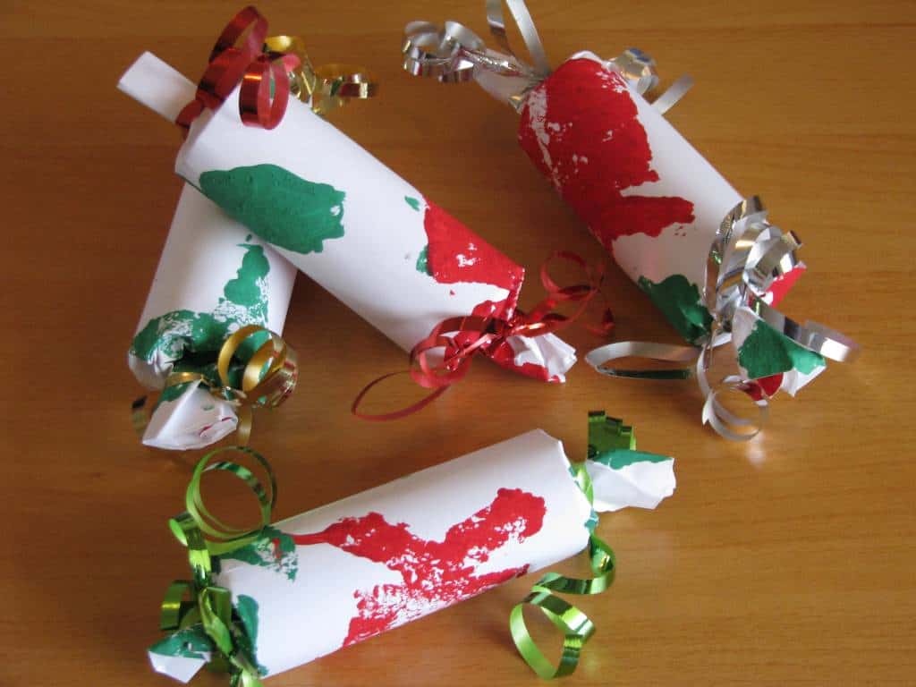 Homemade Christmas crackers