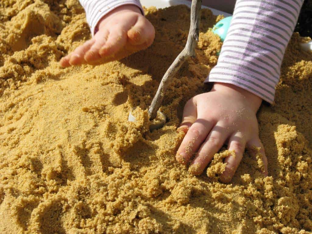 Sensory Play with Sand