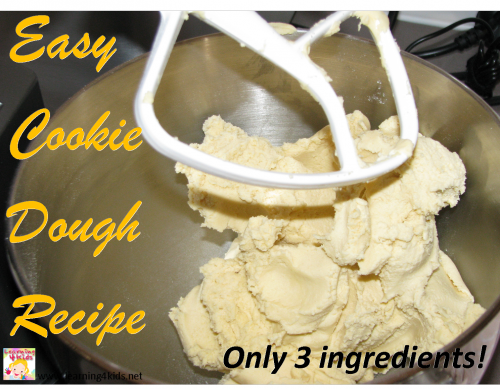3 ingredients cookie dough
