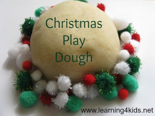 Christmas play dough