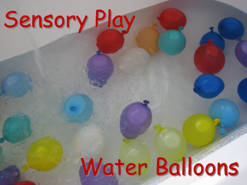 Water Balloons in the bath