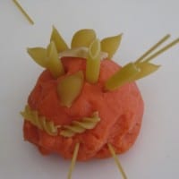 Play dough activity ideas for kids and toddlers - pasta and play dough fun
