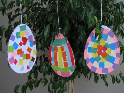 Colourful Pattern Easter Egg 1