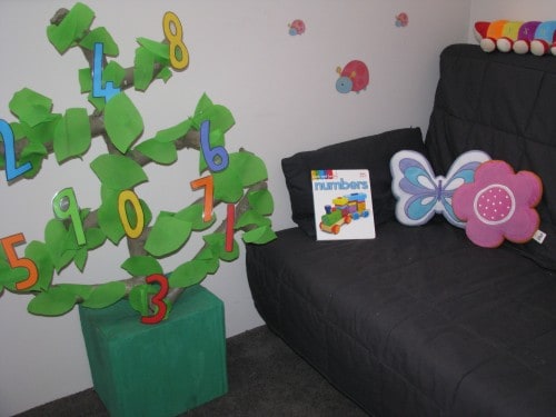 number tree display learning 4 kids