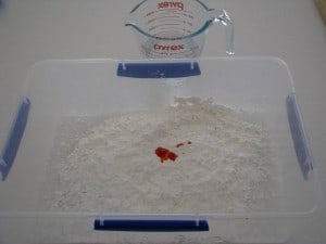 How to make fake blood with cornflour