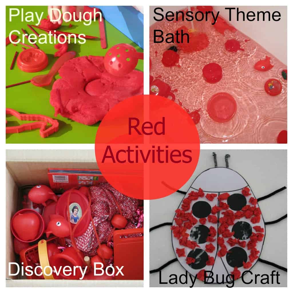 color red activities for preschool