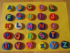 matching alphabet letters