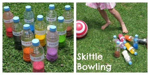 DIY Skittles & Games | Learning 4 Kids