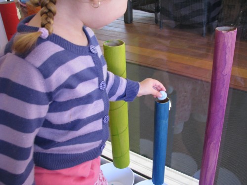 Sorting Colours with Cardboard Tubes 4 Colour activities for toddlers