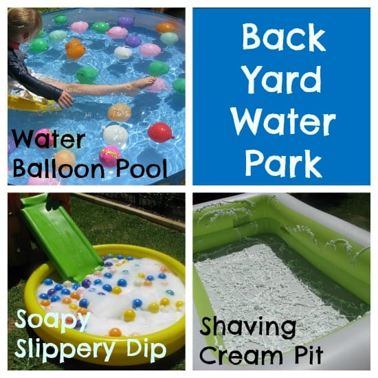 Back Yard Water Park Learning 4 Kids