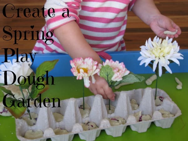 Create a Spring Play Dough Garden 1