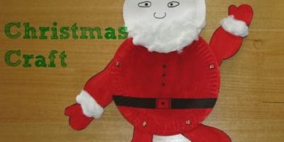 Dancing Santa Christmas Craft