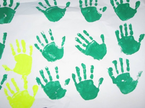 Handprint Christmas Tree