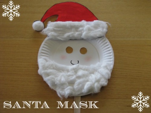 how to make a santa mask