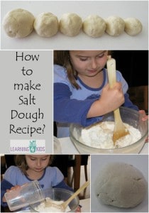 salt dough play food