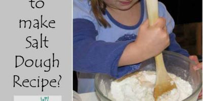 How to make Salt dough recipe - super simple with printable recipe