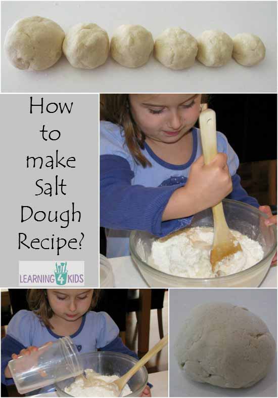 How To Make Salt Dough Learning 4 Kids