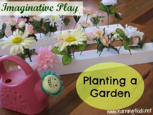 garden pretend play ideas