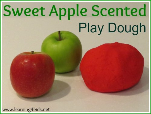 Sweet Apple Scented Play Dough Recipe