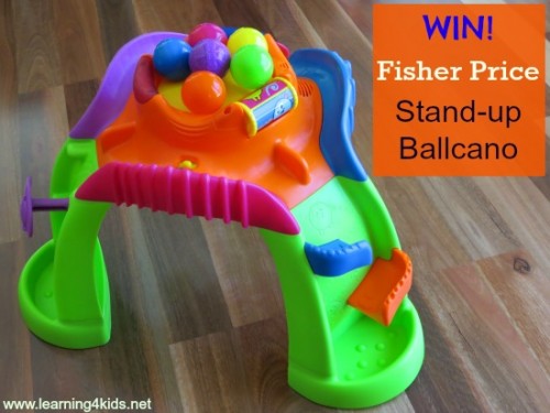 WIN Fisher Price Stand-up Ballcano 1