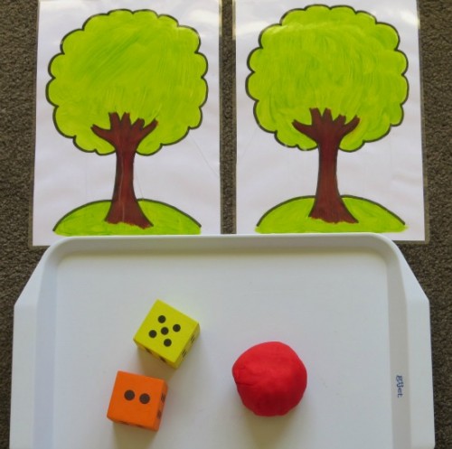 Apple Play Dough Mats 2