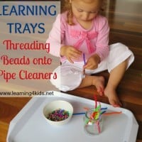 Fine Motor Learning Tray Activities