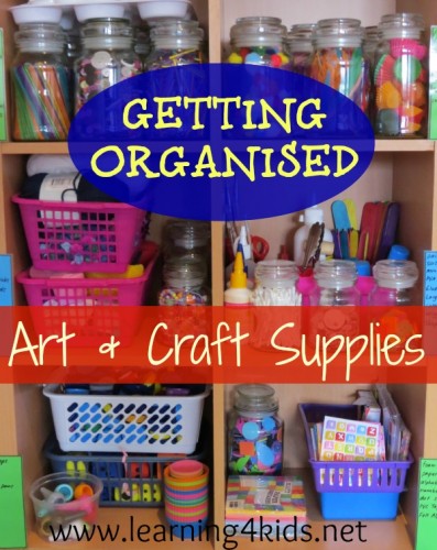 Getting Organised - Art and Craft