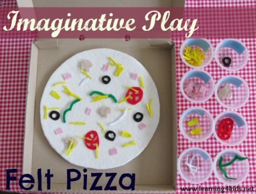 Pizza shop pretend play