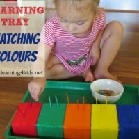 Learning Tray - Matching Colours