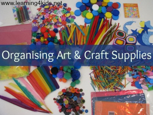 Organising Art & Craft Supplies