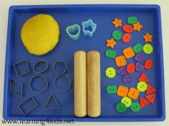 Play-Doh Shape and Learn Colours and Shapes 