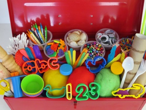 What to put into you play dough toolbox