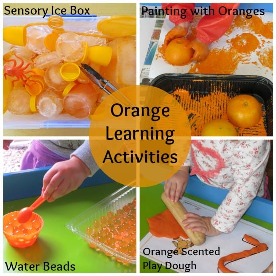 Learning Colour Orange Activities Learning 4 Kids