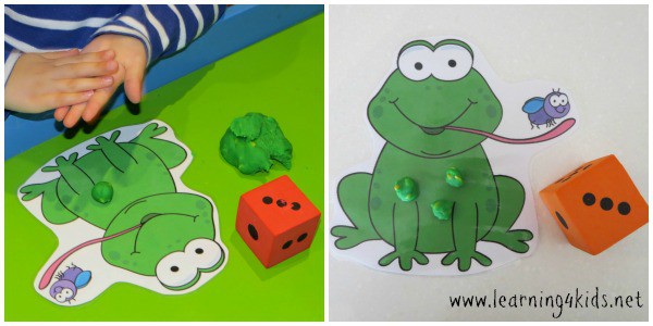 5 Speckled Frogs Counting Game