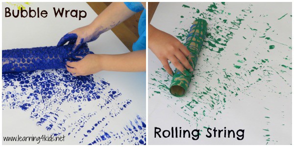 Bubble Wrap and Rolling String